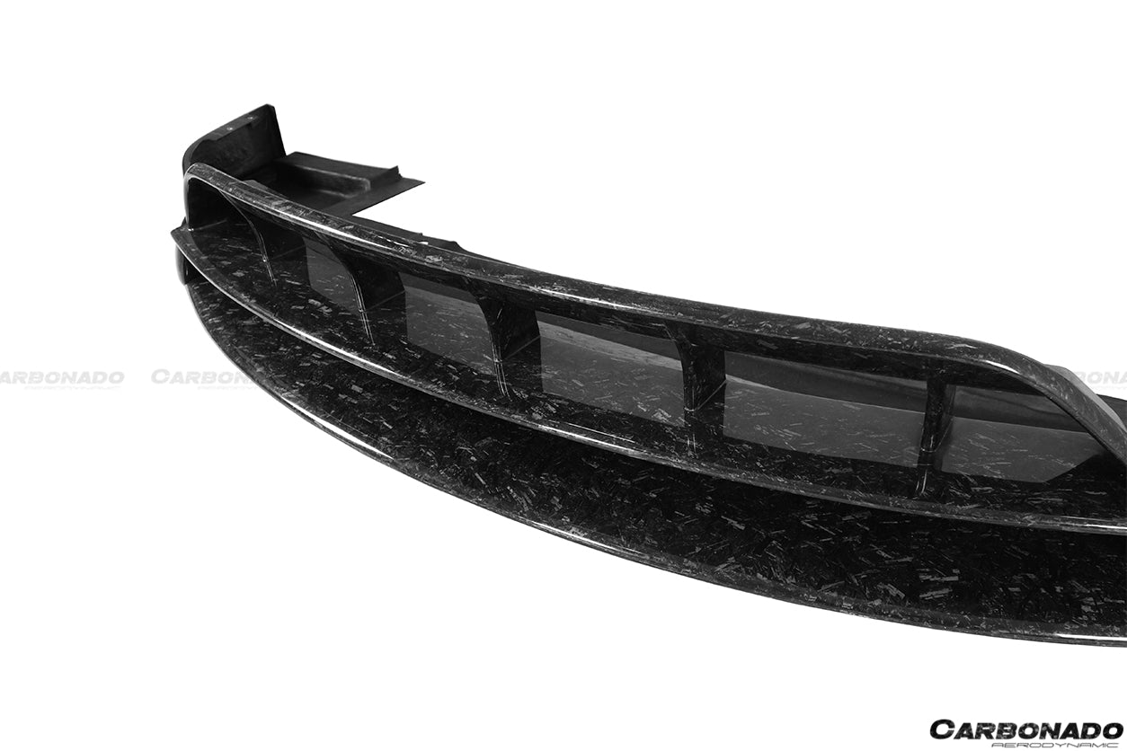 2016 - 2021 Tesla Model X SUV RZS Style Carbon Fiber Front Lip